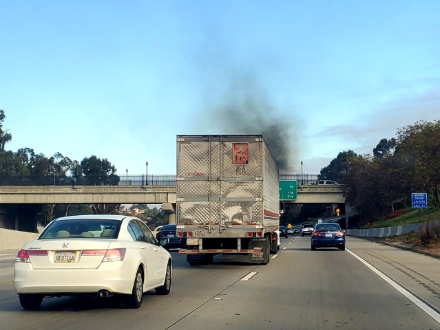 semi tractor smoke opacity testing Chula Vista